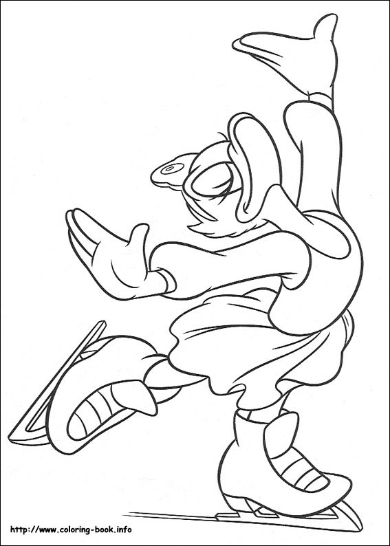 Donald coloring picture