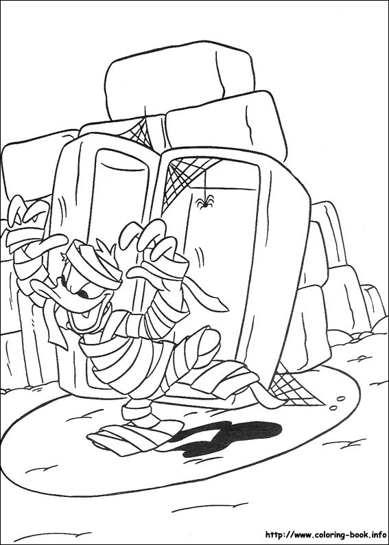 Donald coloring picture