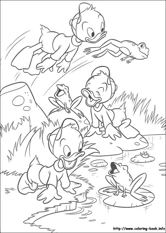 Donald coloring picture