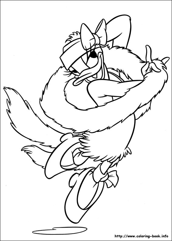 Donald coloring picture