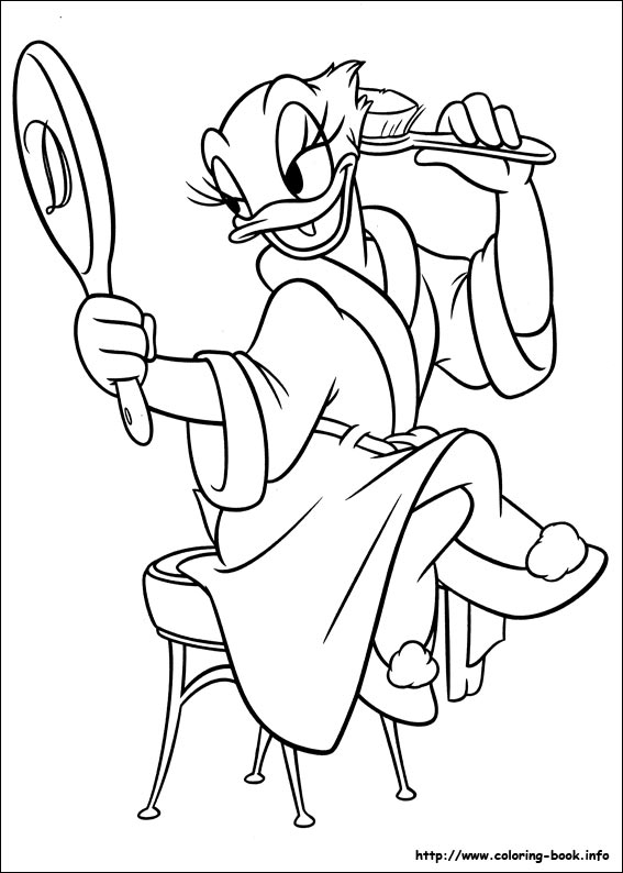 Donald coloring picture