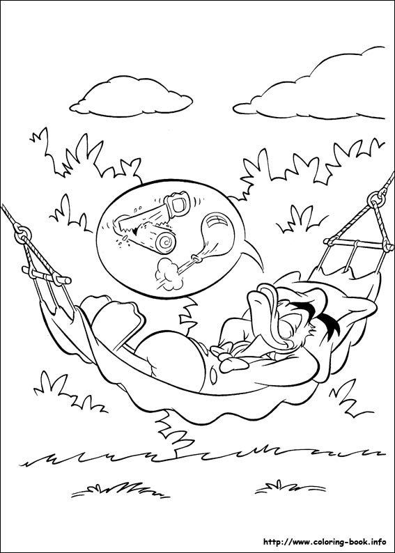 Donald coloring picture