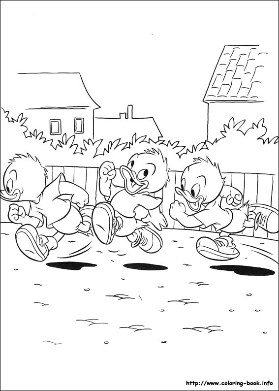 Donald coloring picture