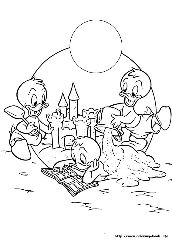 Donald coloring picture