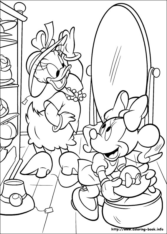 Donald coloring picture