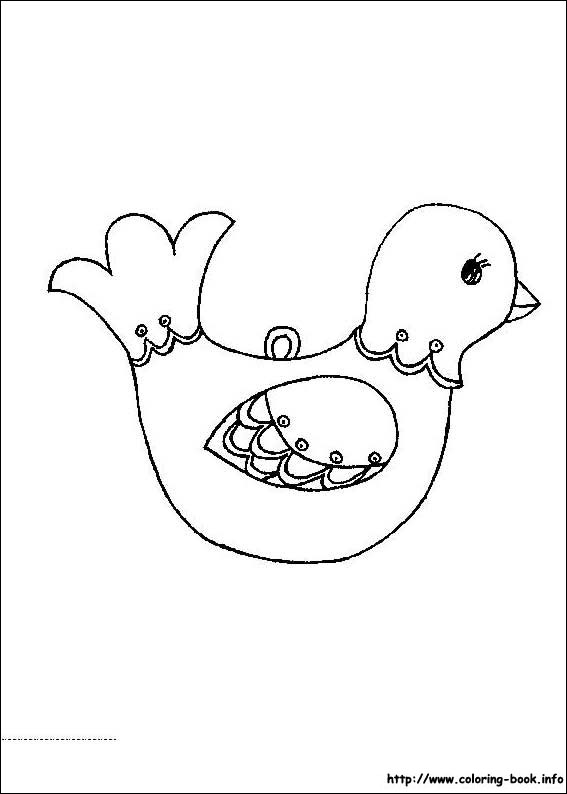 Easter coloring picture