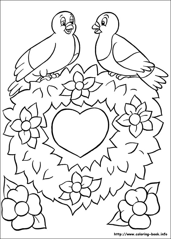 Easter coloring picture