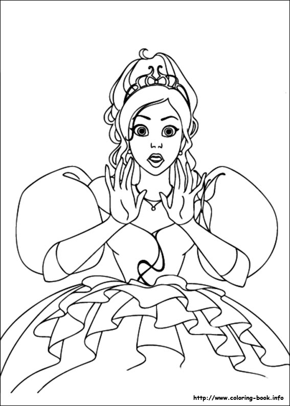 Enchanted coloring picture