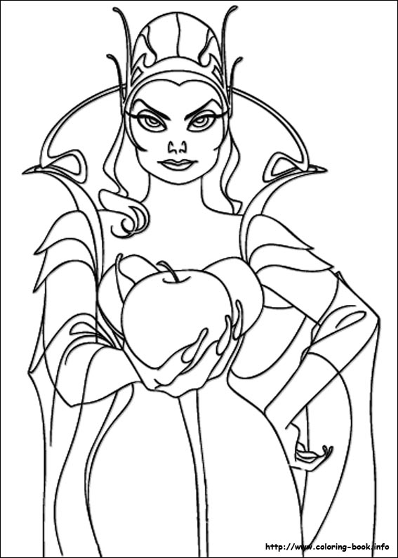 Enchanted coloring picture