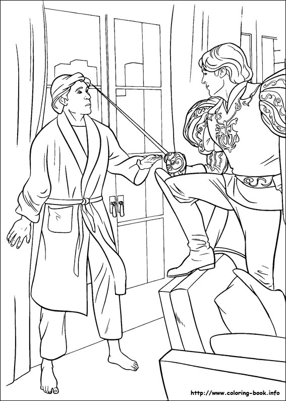 Enchanted coloring picture