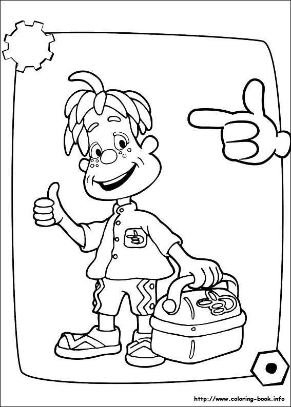 Engie Benjy coloring picture