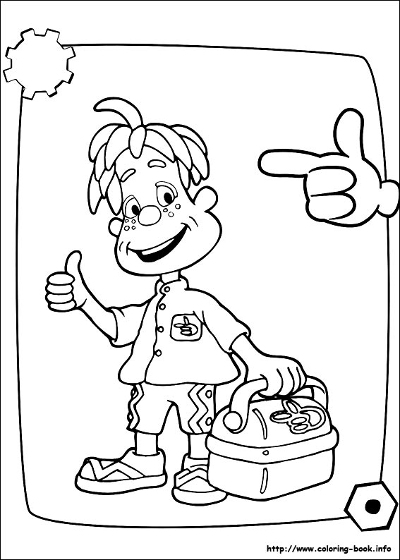 Engie Benjy coloring picture