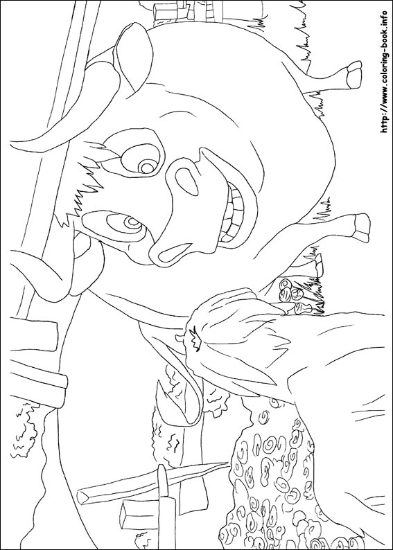 Ferdinand coloring picture