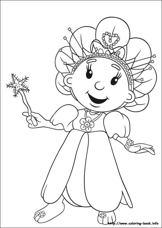 Fifi and the Flowertots coloring picture