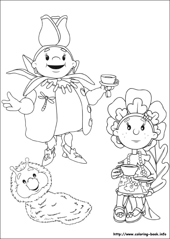 Fifi and the Flowertots coloring picture