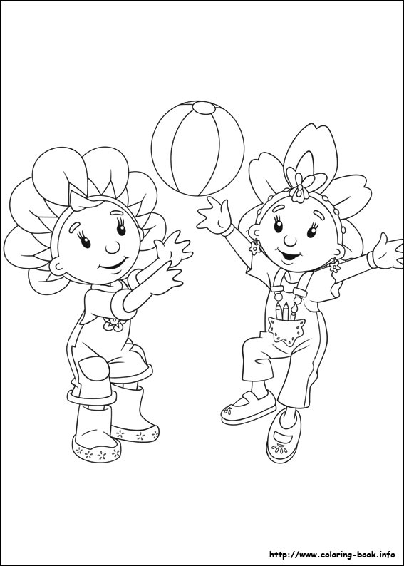 Fifi and the Flowertots coloring picture