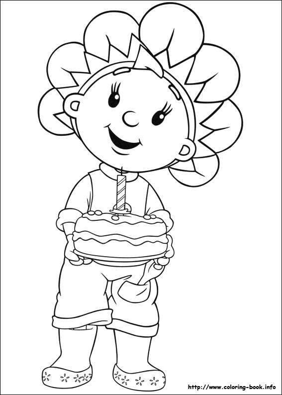 Fifi and the Flowertots coloring picture