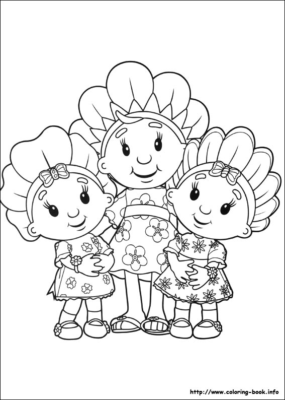 Fifi and the Flowertots coloring picture