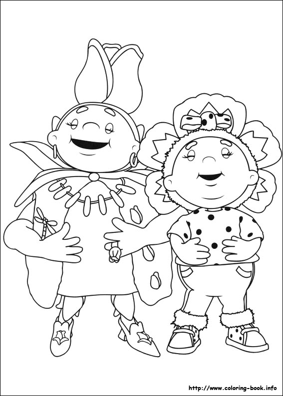 Fifi and the Flowertots coloring picture