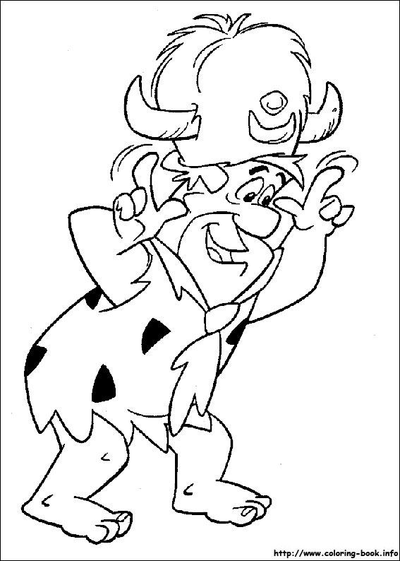 The Flintstones coloring picture