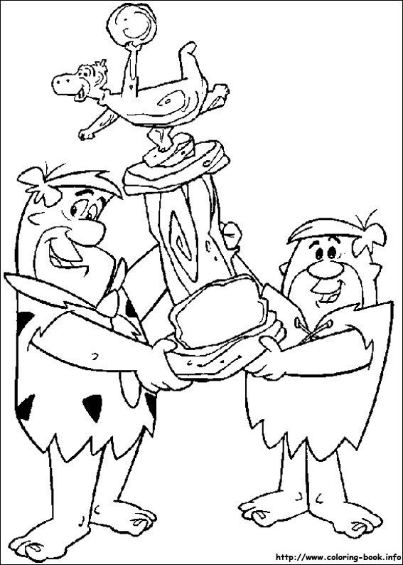 The Flintstones coloring picture