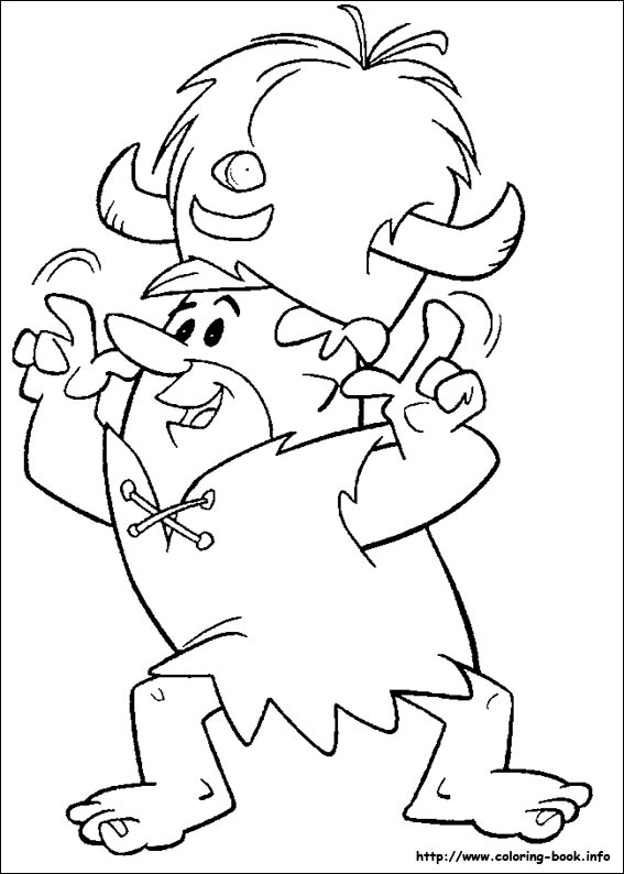 The Flintstones coloring picture