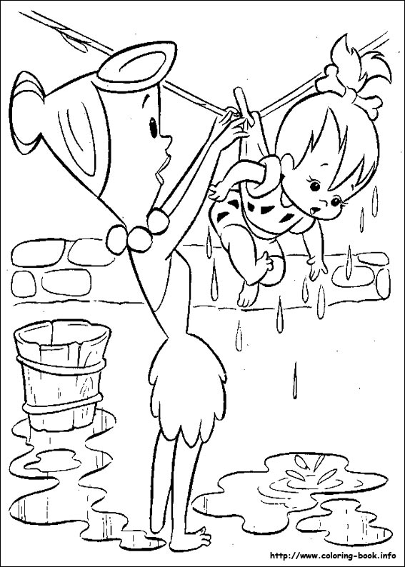 The Flintstones coloring picture