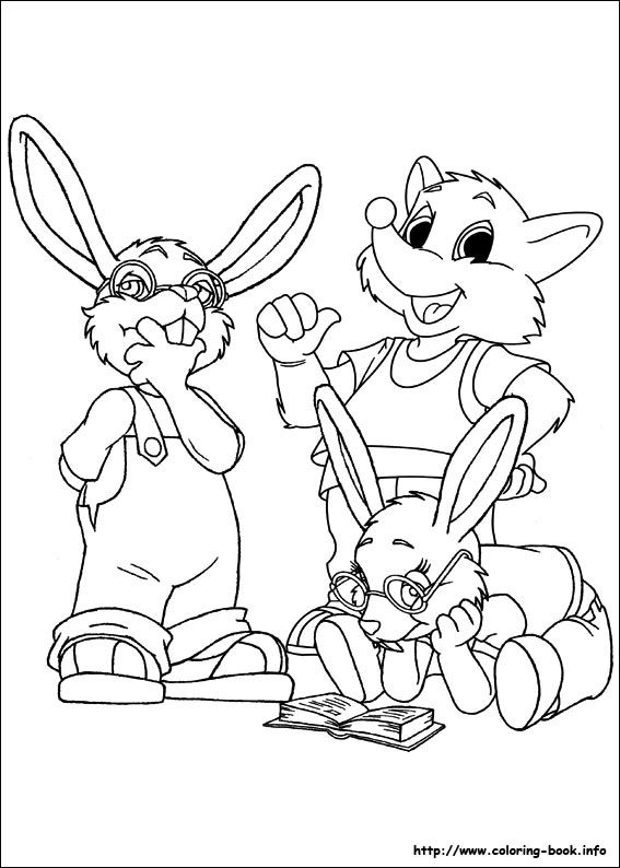 Forest Friends coloring picture