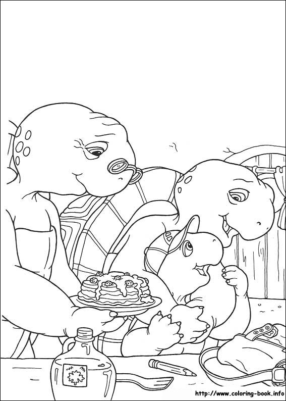 Franklin coloring picture