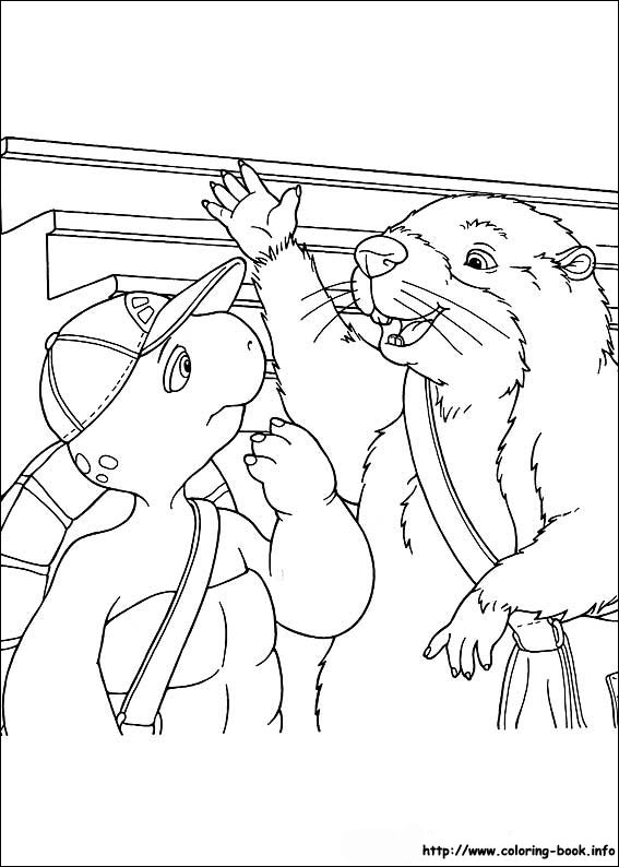 Franklin coloring picture