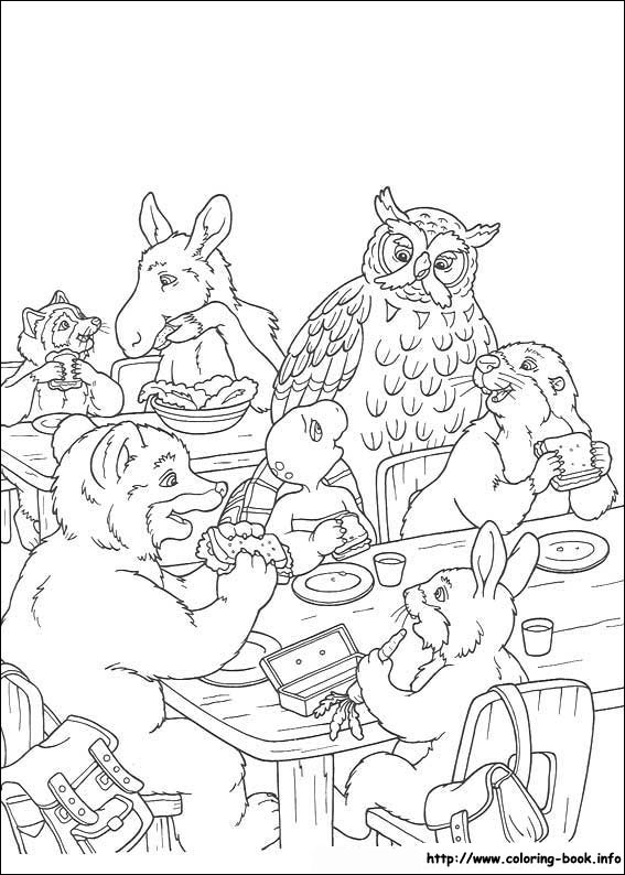 Franklin coloring picture