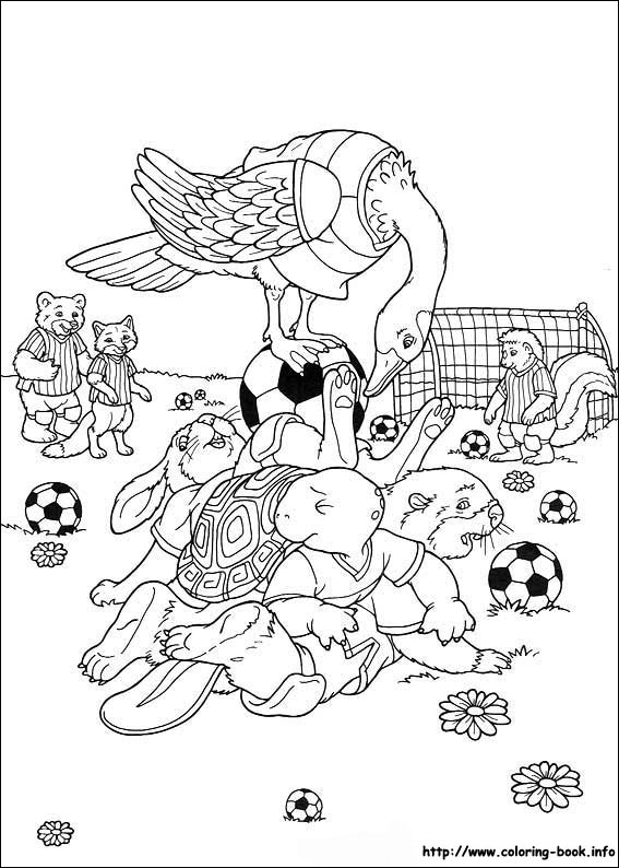 Franklin coloring picture