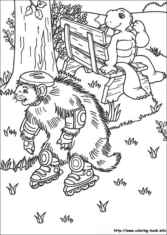 Franklin coloring picture