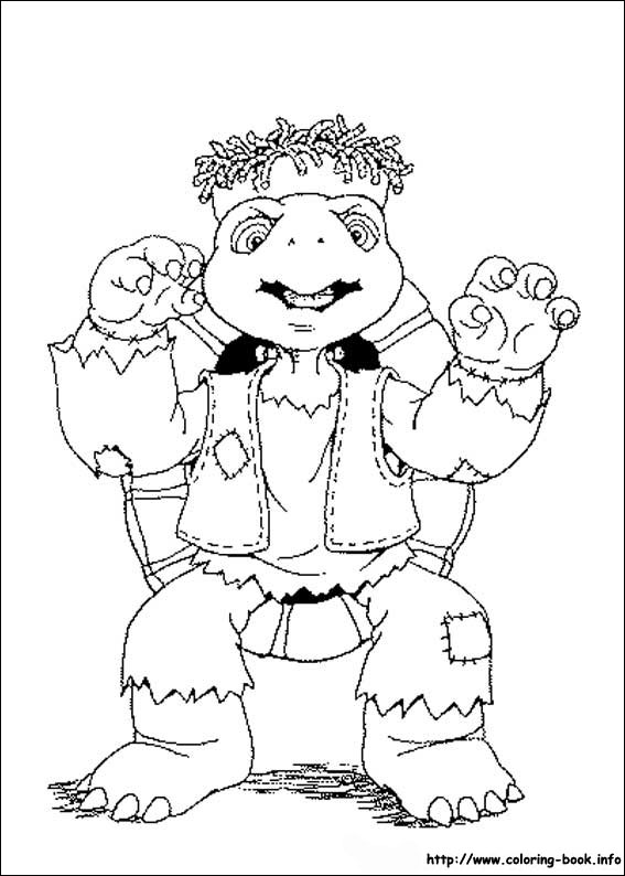 Franklin coloring picture