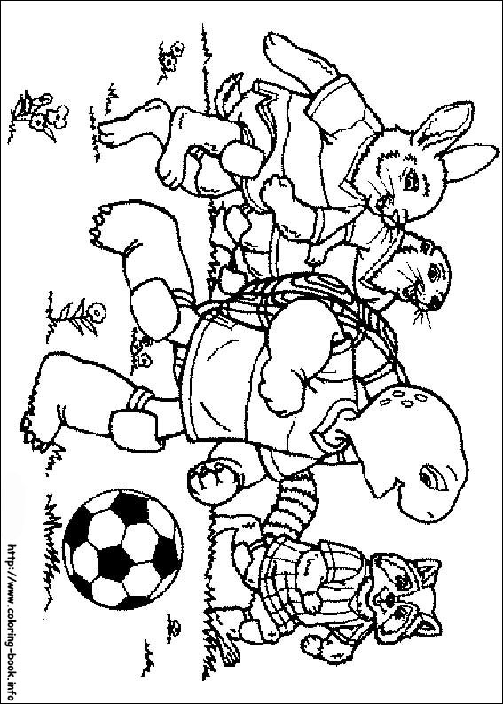 Franklin coloring picture