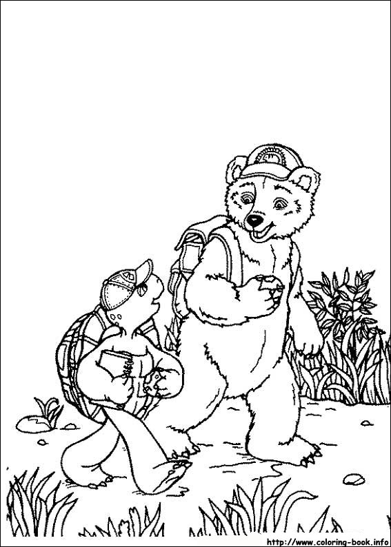 Franklin coloring picture