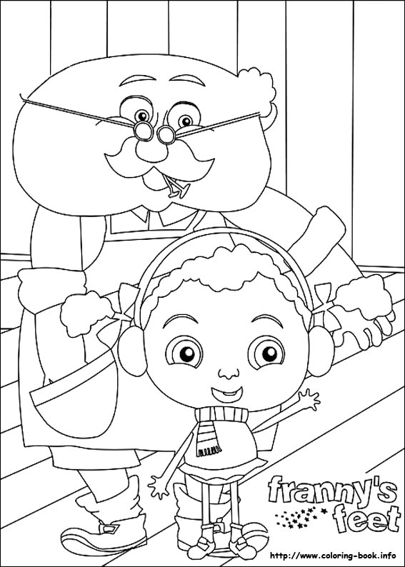 Franny's Feet coloring picture