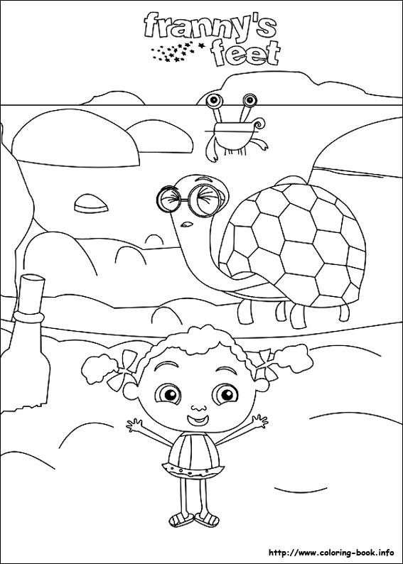 Franny's Feet coloring picture