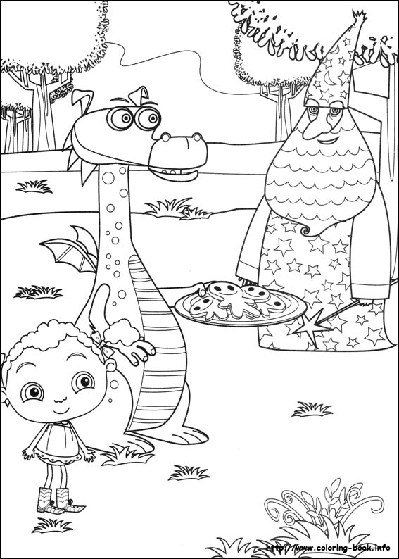 Franny's Feet coloring picture