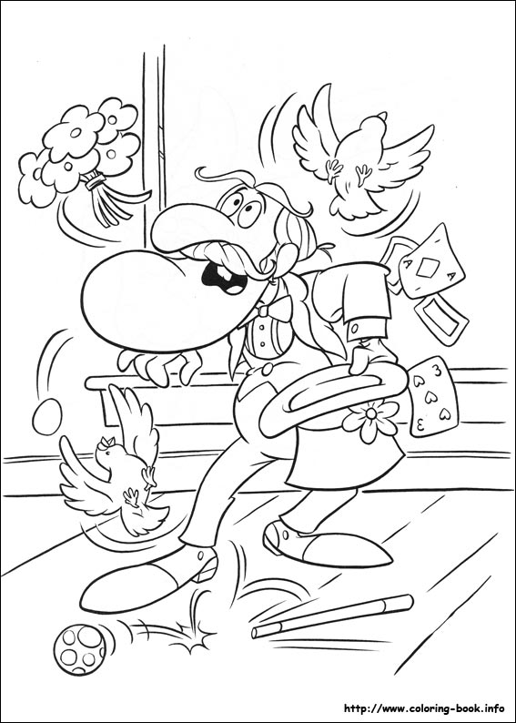 Frosty the snowman coloring picture