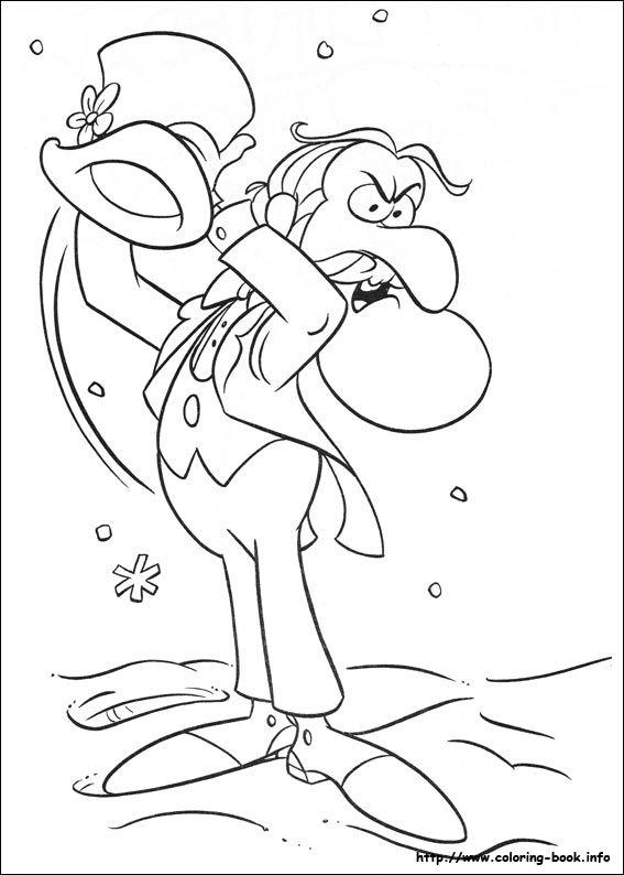 Frosty the snowman coloring picture
