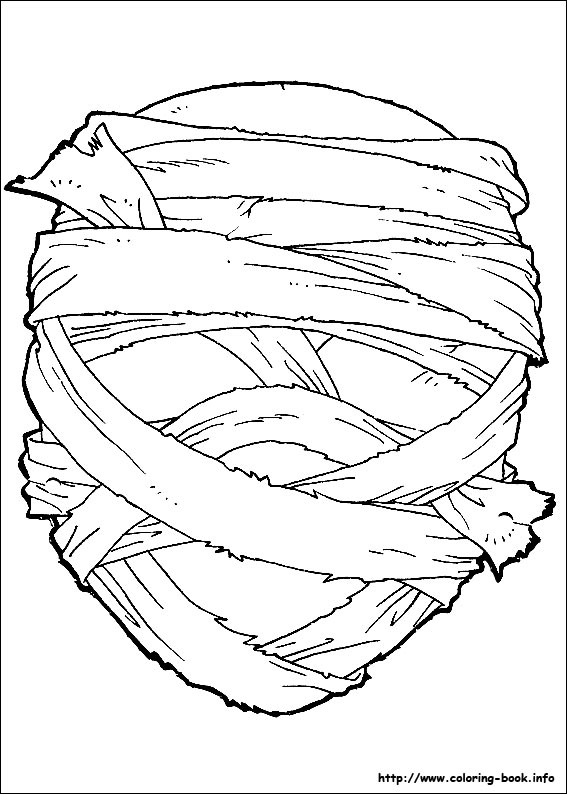 Halloween Masks coloring picture