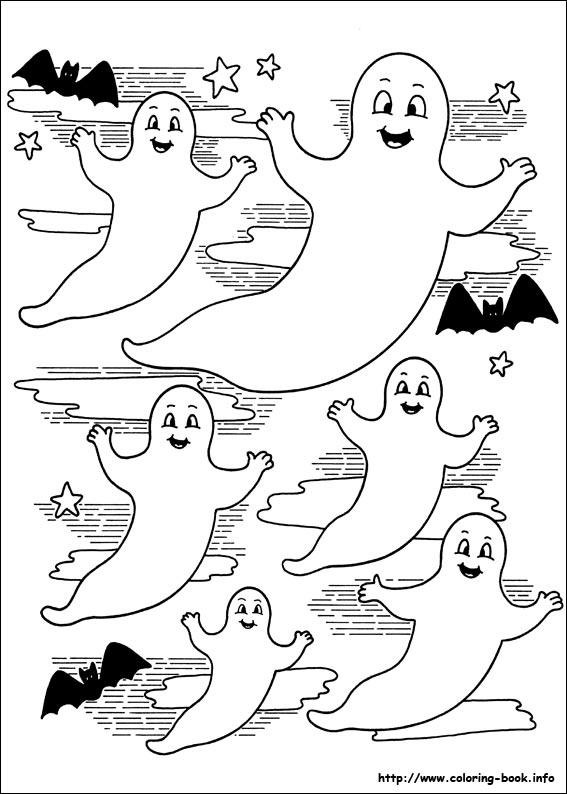 Halloween coloring picture