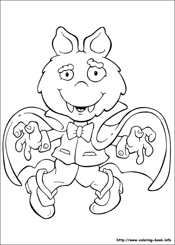 Halloween coloring picture