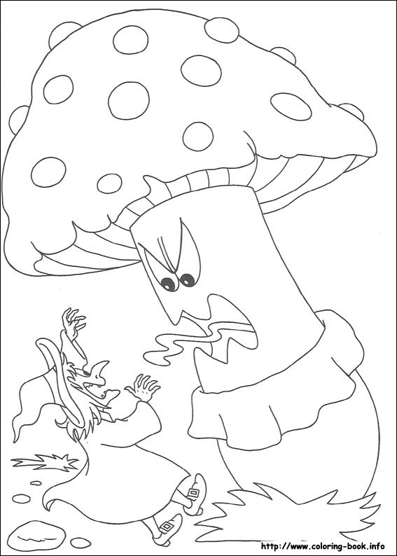 Halloween coloring picture