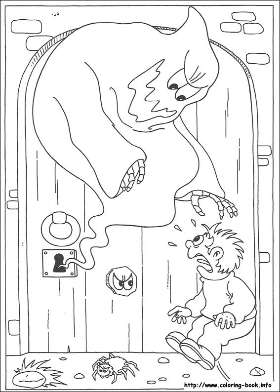 Halloween coloring picture