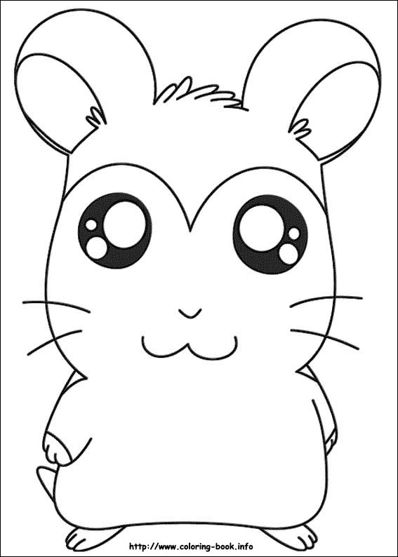 Hamtaro coloring picture