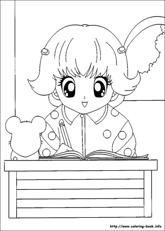 Hamtaro coloring picture