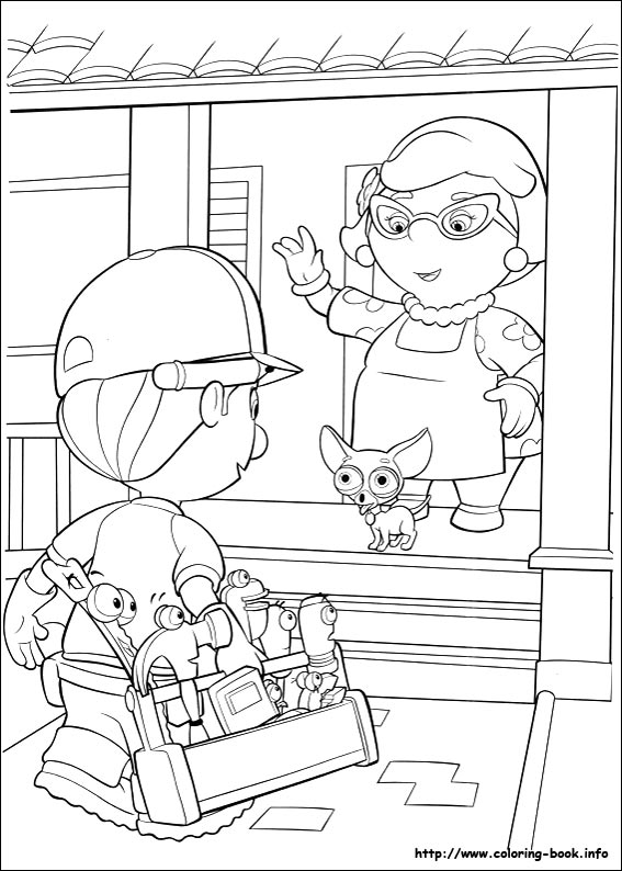 Handy Manny coloring picture