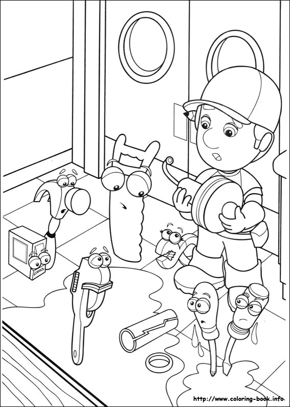 Handy Manny coloring picture